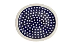 Boleslawiec Półmisek owalny 23x20,5 cm Bolesławiec Dekor 42.1 Hot