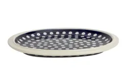 Boleslawiec Półmisek owalny 23x20,5 cm Bolesławiec Dekor 42.1 Hot