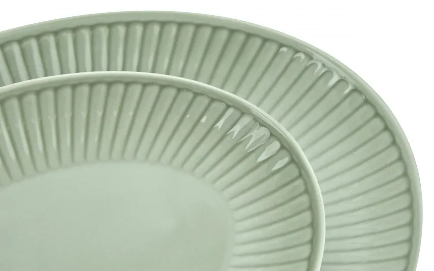 Cmielow Półmisek owalny 24x17 cm Dalia Zielona Discount