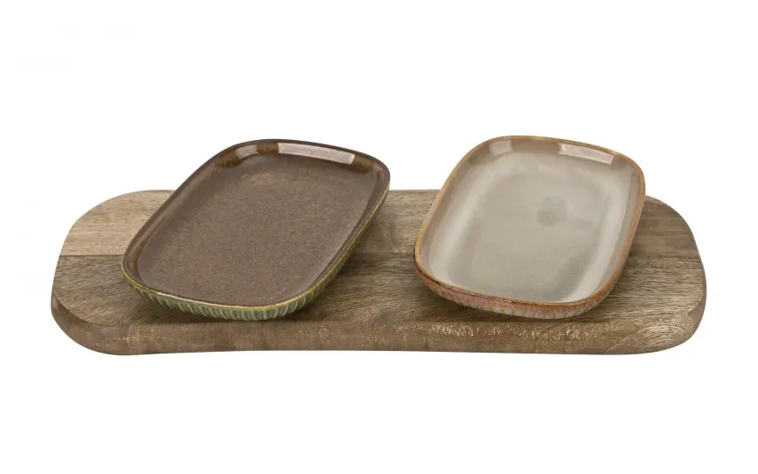 MPLCo Półmisek prostokątny 19 cm Ombres Insta mix kolorów Best