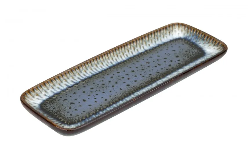 MPLCo Półmisek prostokątny 25 cm Ombres Blue Outlet