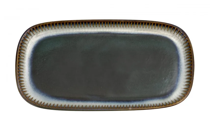 MPLCo Półmisek prostokątny 30x16 cm Ombres Turquoise Discount