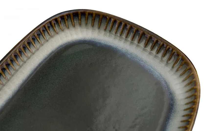 MPLCo Półmisek prostokątny 30x16 cm Ombres Turquoise Discount