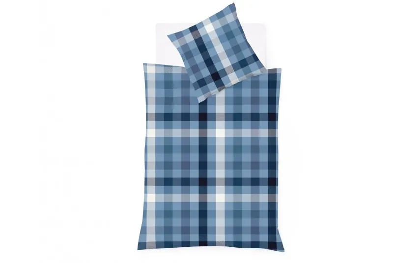 Fleuresse Pościel flanelowa 135x200 cm Lech 32 Denim Sale