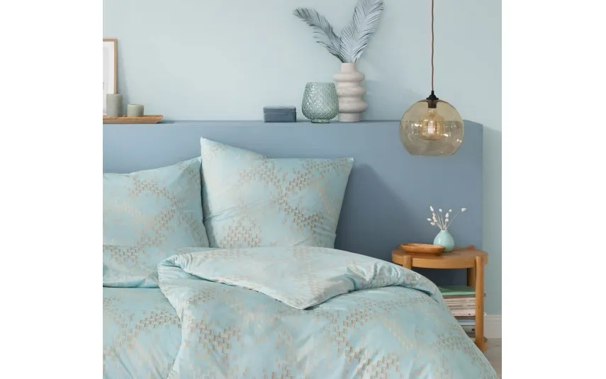 Estella Pościel jersey 200x220 cm Otis 6966-140 aquamarin Best