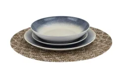Vetro-plus Podkładka na stół 38 cm Linen okrągła Best