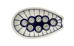 Boleslawiec Podstawka pod łyżkę mała GU-1015 Bolesławiec Kropki 8 Outlet