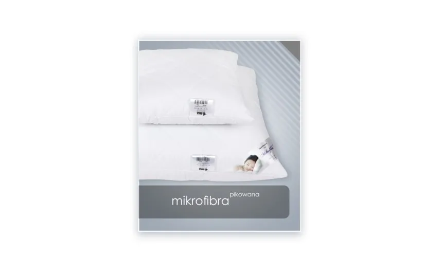 AMZ Poduszka antyalergiczna 50x60 cm MIKROFIBRA pikowana Discount