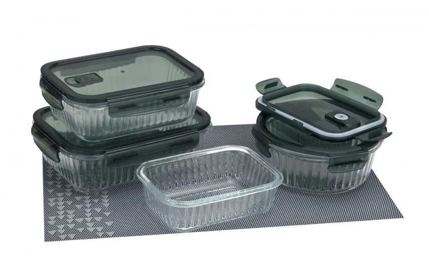 Dajar Pojemnik szklany 640 ml na żywność Rillet AMBITION Outlet
