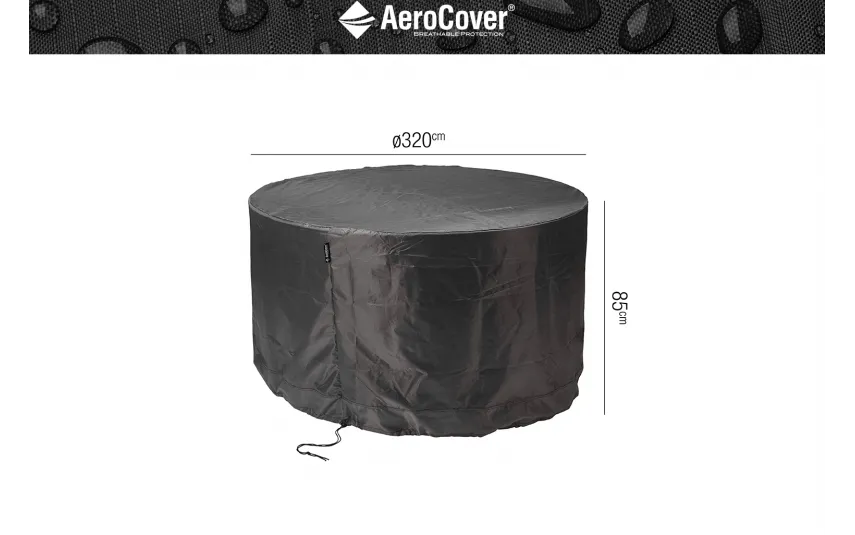 AeroCover Pokrowiec na meble ogrodowe okrągły 320 cm. New