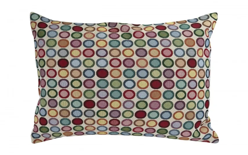 Witek Home Poszewka dekoracyjna 50x70 cm Geo Kółka 003 New