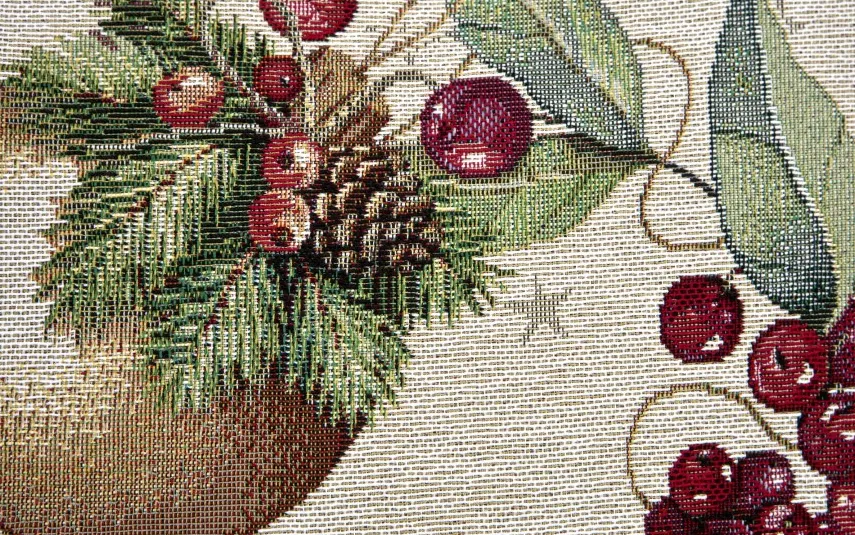 Artica Poszewka dekoracyjna 45x45 cm Wianem z żurawiną 1309FN Best