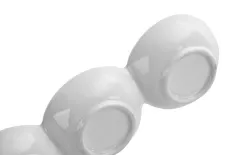 MPLCo Potrójne miseczki dip 23,5 cm White New