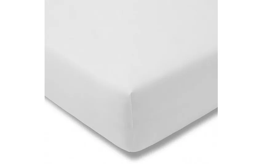 Estella Prześcieradło z gumką jersey 100x200 cm WEISS feinjersey Fashion