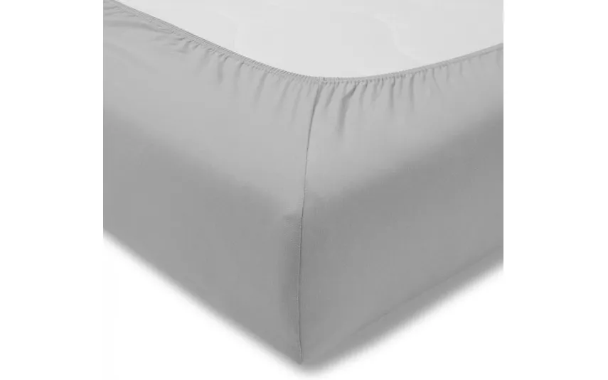 Estella Prześcieradło z gumką jersey 200x200 cm PLATIN feinjersey Hot