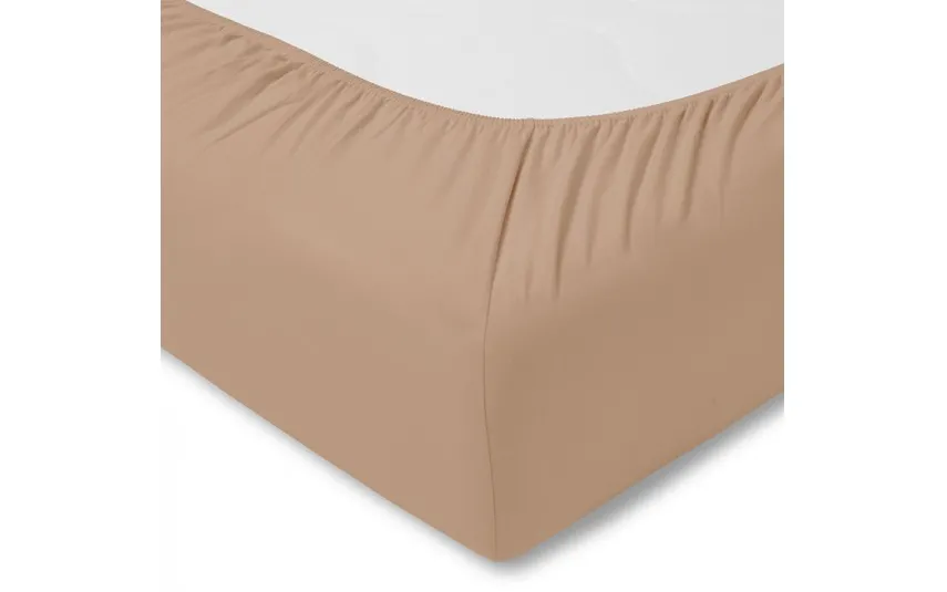 Estella Prześcieradło z gumką jersey 150x200 cm KARAMEL feinjersey Online