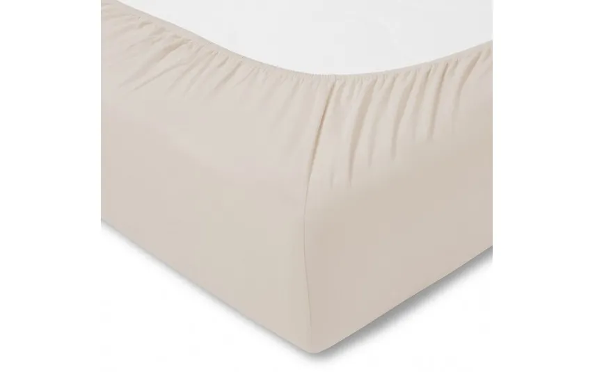 Estella Prześcieradło z gumką jersey 150x200 cm BEIGE feinjersey Fashion