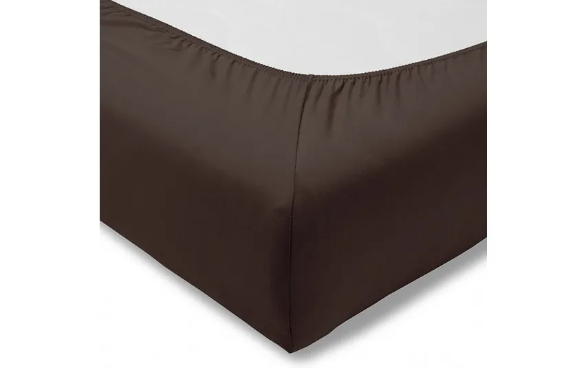 Estella Prześcieradło z gumką zwirn-jersey 150x200 cm SCHOKO jersey Best