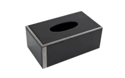 Art-Pol Pudełko na chusteczki 25,5x14,5x10,5cm czarne Discount