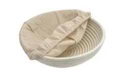 MPLCo Ratanowy koszyk do garowania chleba 25 cm okrągły LEN Hot