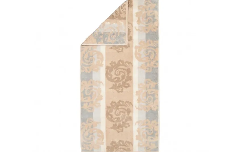 Cawo Frottier Ręcznik bawełniany 50x100 cm Cashmere Jacquard Piasek Online