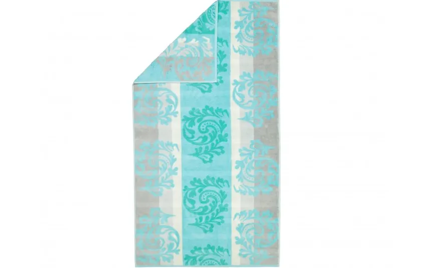 Cawo Frottier Ręcznik bawełniany 80x150 cm Cashmere Jacquard Mięta New