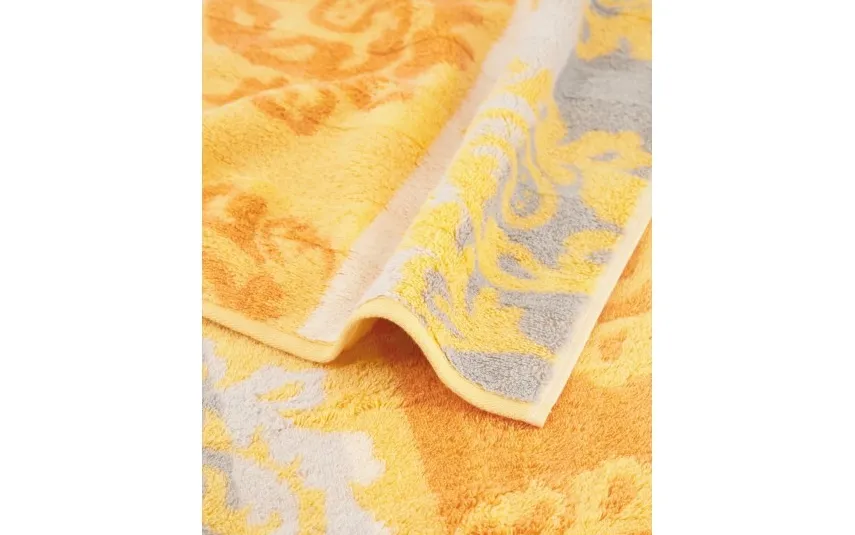 Cawo Frottier Ręcznik bawełniany 50x100 cm Cashmere Jacquard Pomarańcz Hot