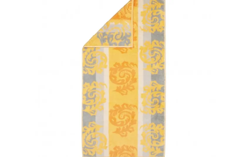 Cawo Frottier Ręcznik bawełniany 50x100 cm Cashmere Jacquard Pomarańcz Hot