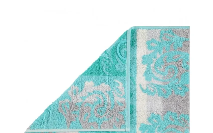 Cawo Frottier Ręcznik bawełniany 50x100 cm Cashmere Jacquard Mięta Best