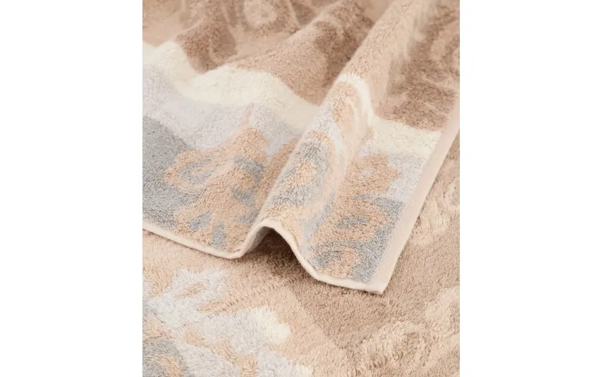 Cawo Frottier Ręcznik bawełniany 50x100 cm Cashmere Jacquard Piasek Online