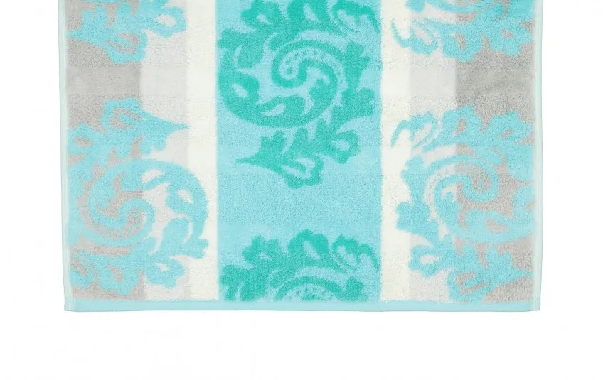 Cawo Frottier Ręcznik bawełniany 80x150 cm Cashmere Jacquard Mięta New