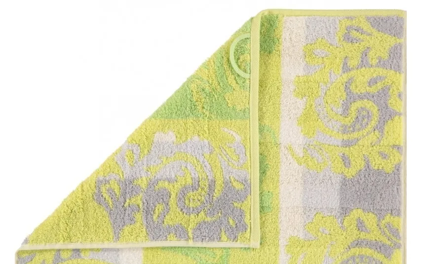 Cawo Frottier Ręcznik bawełniany 50x100 cm Cashmere Jacquard Kiwi New