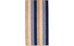 Cawo Frottier Ręcznik bawełniany 50x100 cm Coast Repeat 6214 Navy Natur 31 Online