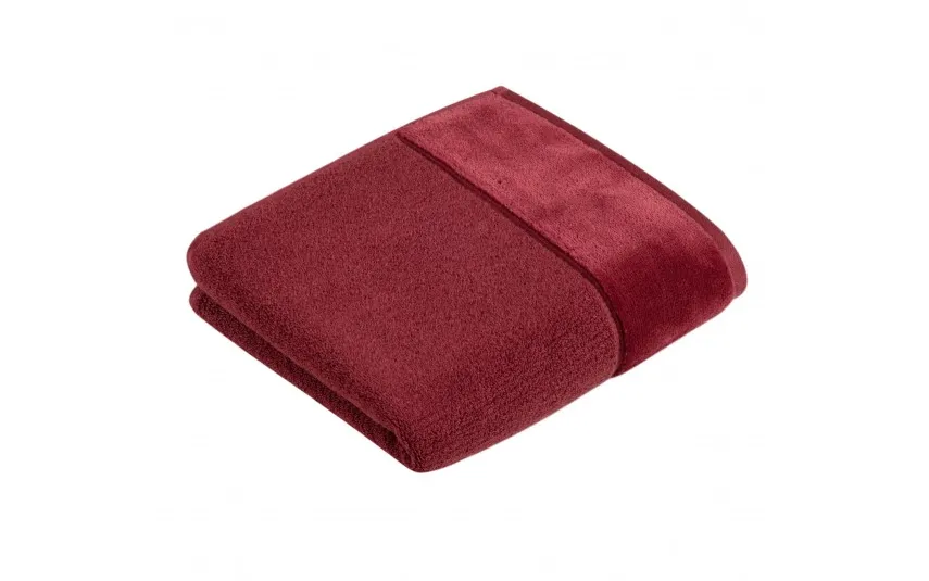 Vossen Ręcznik bawełniany 50x100 cm PURE Red Rock Czerwony Best