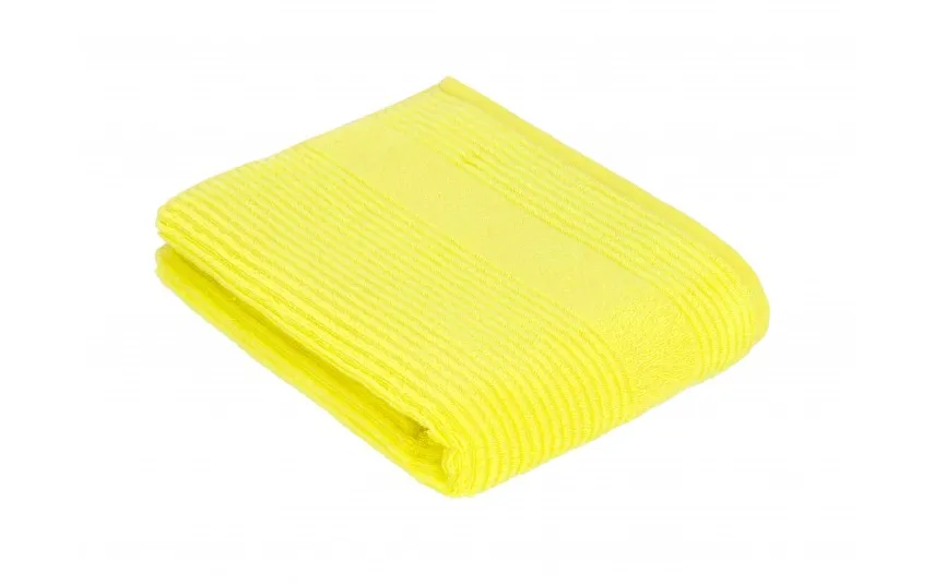 Vossen Ręcznik bawełniany 67x140 cm Tomorrow 139 Electric Yellow biodegradowalny Best