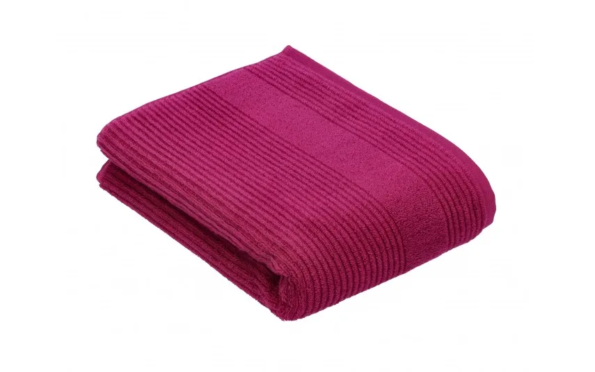 Vossen Ręcznik bawełniany 67x140 cm Tomorrow 377 Cranberry biodegradowalny New