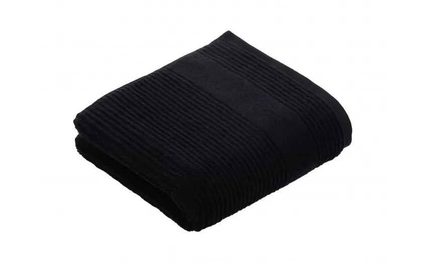 Vossen Ręcznik bawełniany 50x100 cm Tomorrow 790 Schwarz biodegradowalny Outlet