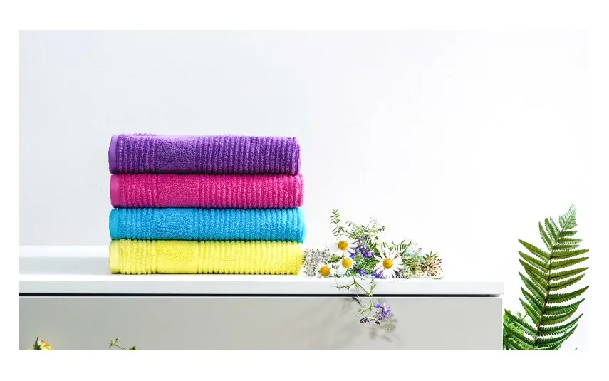 Vossen Ręcznik bawełniany 50x100 cm Tomorrow 139 Electric Yellow biodegradowalny Sale