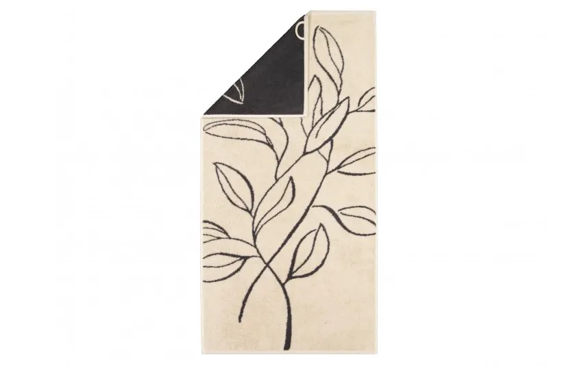 Cawo Home Ręcznik frotte 70x140 cm Atelier Floral 6239-37 BEŻ New