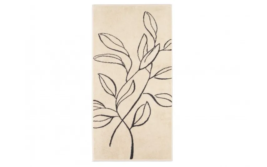 Cawo Home Ręcznik frotte 50x100 cm Atelier Floral 6239-37 BEŻ New
