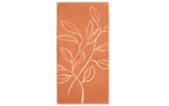Cawo Home Ręcznik frotte 50x100 cm Atelier Floral 6239-33 MIEDŹ Hot