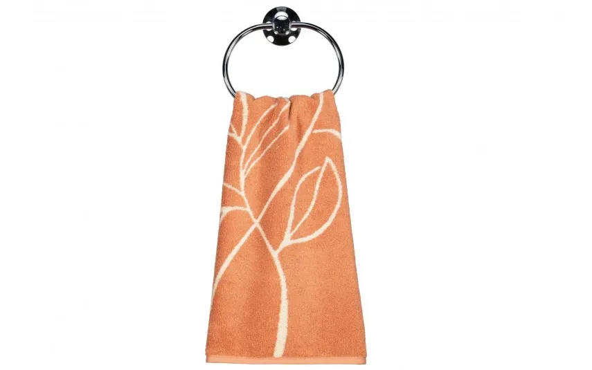 Cawo Home Ręcznik frotte 50x100 cm Atelier Floral 6239-33 MIEDŹ Hot
