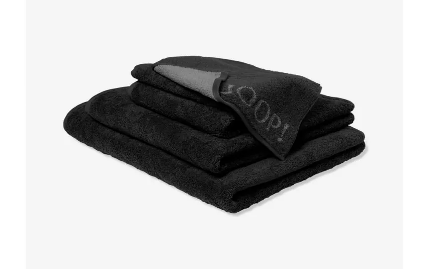 Joop Ręcznik frotte 50x100 cm Doubleface 1600-90 black Outlet