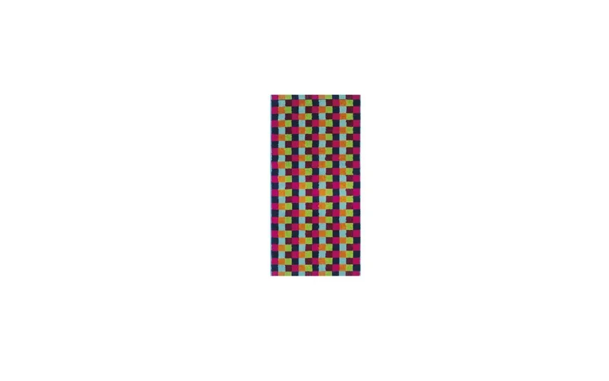 Cawo Frottier Ręcznik 50x100 cm LIFESTYLE Cube Multicolor Dunkel Discount
