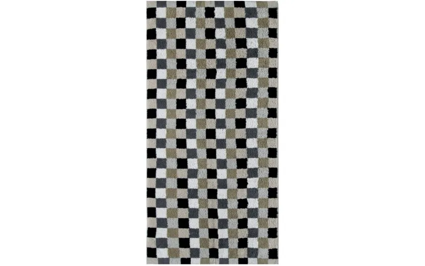 Cawo Frottier Ręcznik 50x100 cm LIFESTYLE Cube Kiesel Fashion