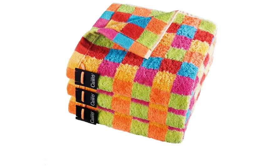 Cawo Frottier Ręcznik 30x50 cm LIFESTYLE Cube Multicolor Hell Sale