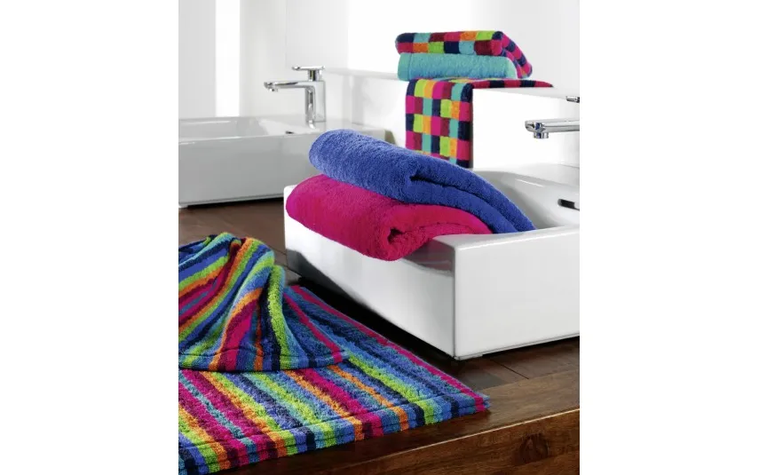 Cawo Frottier Ręcznik 50x100 cm LIFESTYLE Stripes Multicolor Dunkel Sale
