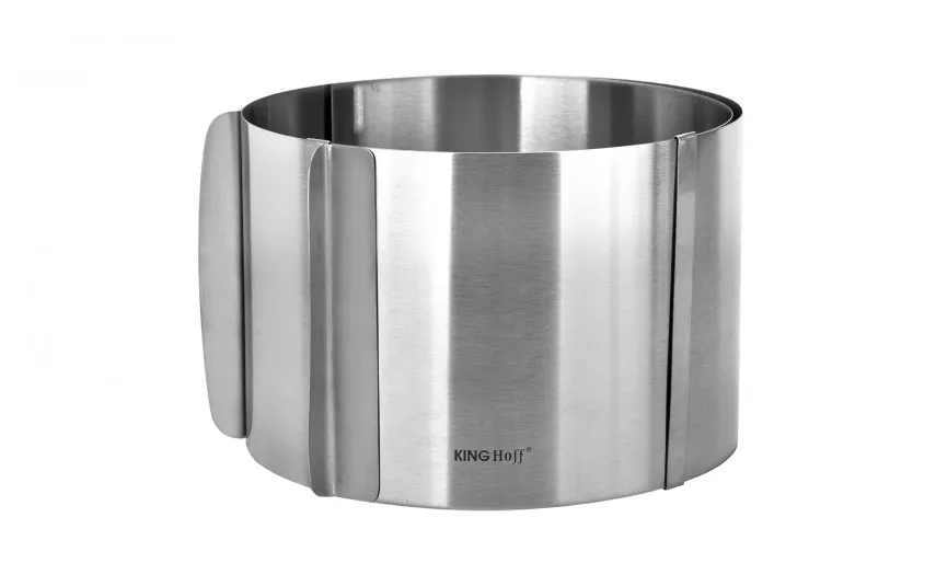 KingHoff Regulowana obręcz do ciast i tortów H12 cm KH1792 Outlet