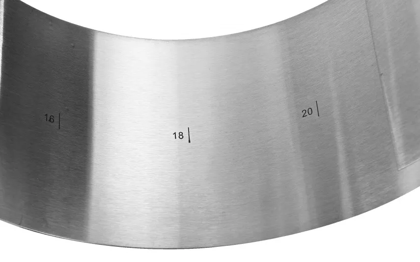 KingHoff Regulowana obręcz do ciast i tortów H12 cm KH1792 Outlet