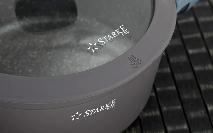 Starke PRO Rondel 1,2 L Luxury Grey z powłoką Marble na indukcję New